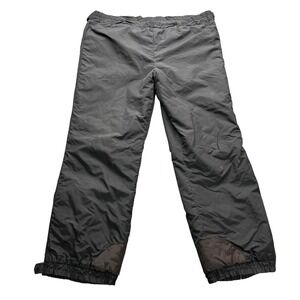 Columbia Sportswear Ski Snowboard Pants Men's XL Black Insulated Nylon Winter